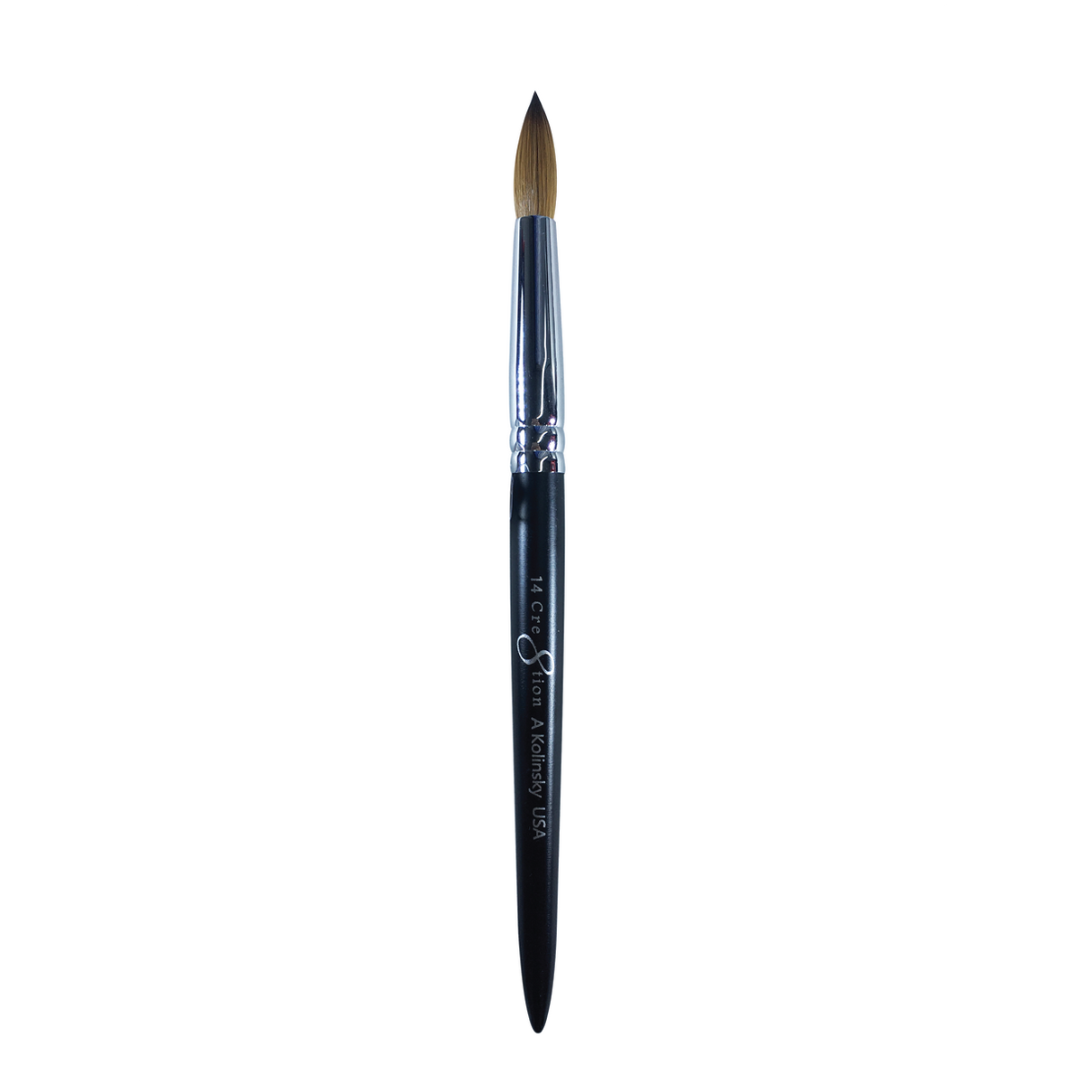 Cre8tion Kolinsky Acrylic Brush A, Size #22, 12162 (Packing: 150 pcs/box, 4 boxes/case) Cre8tion Kolinsky Acrylic Brush A, Size #22, 12162 (Packing: 150 pcs/box, 4 boxes/case)