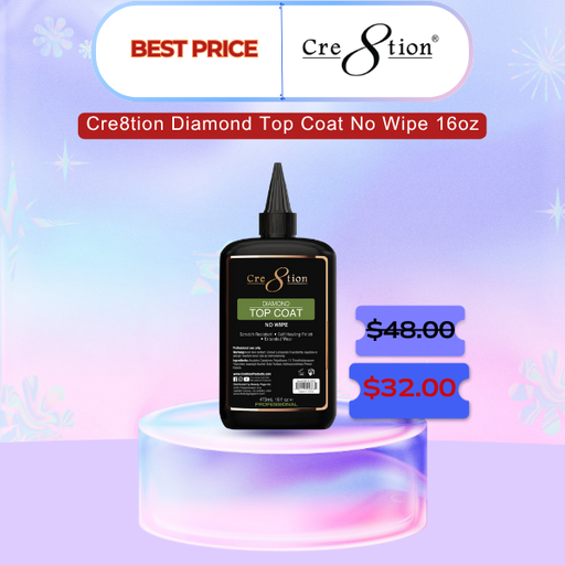 Cre8tion Diamond Top Coat No Wipe, 16oz - Best Price