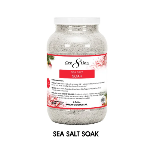 Cre8tion Sea Salt Soak - Crushed Candy, 1 Gallon (Pk: 4 gal/case)