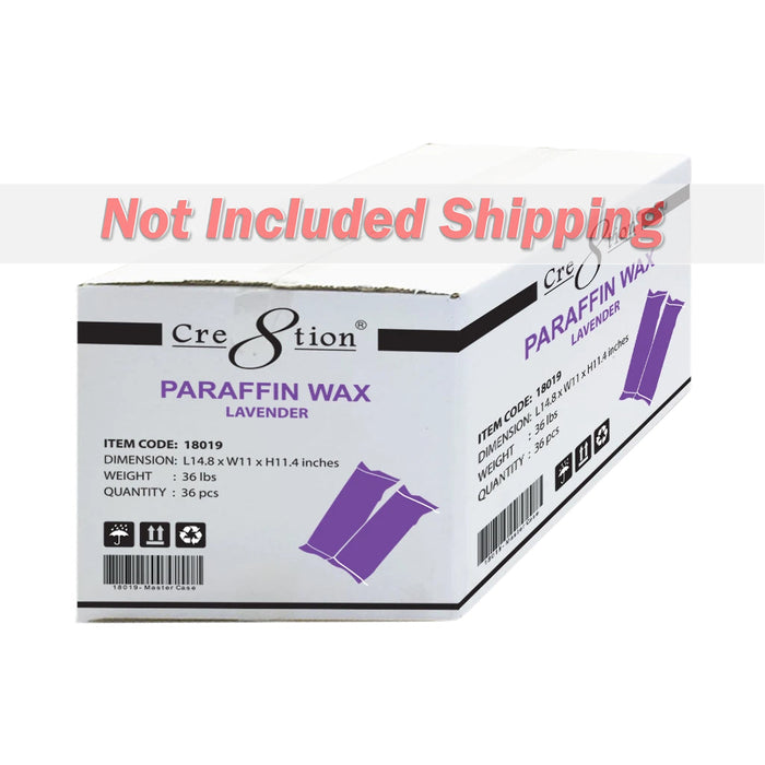 Cre8tion Paraffin Wax - LAVENDER, White CASE (Loại 1) (Pk: 6 packs/box, 6 boxes/case)