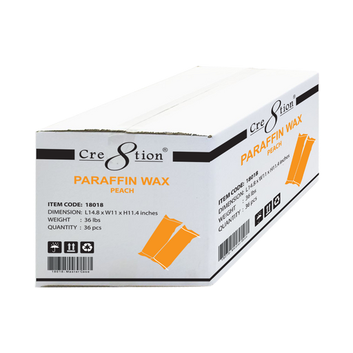 Cre8tion Paraffin Wax - PEACH, White CASE (Loại 1) (Pk: 6 packs/box, 6 boxes/case)