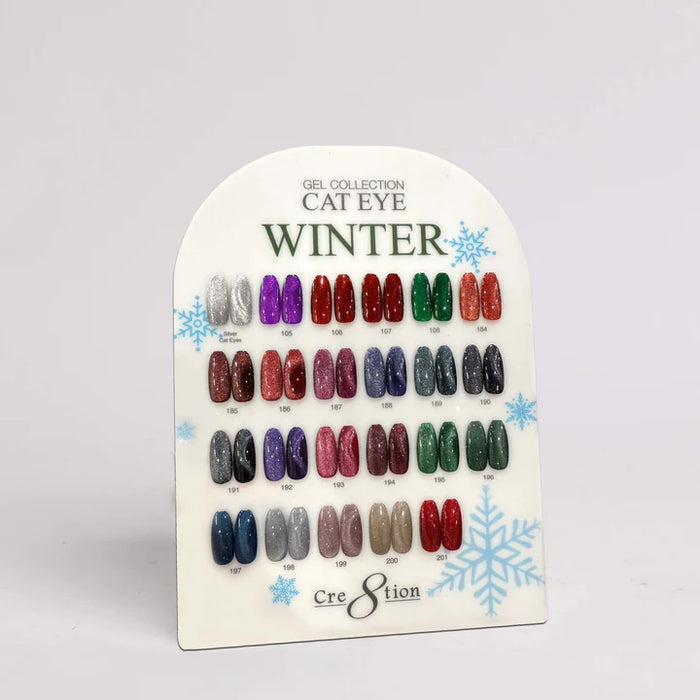 Cre8tion Counter Display Color Chart - Cat Eye Winter&Silver (23 colors)