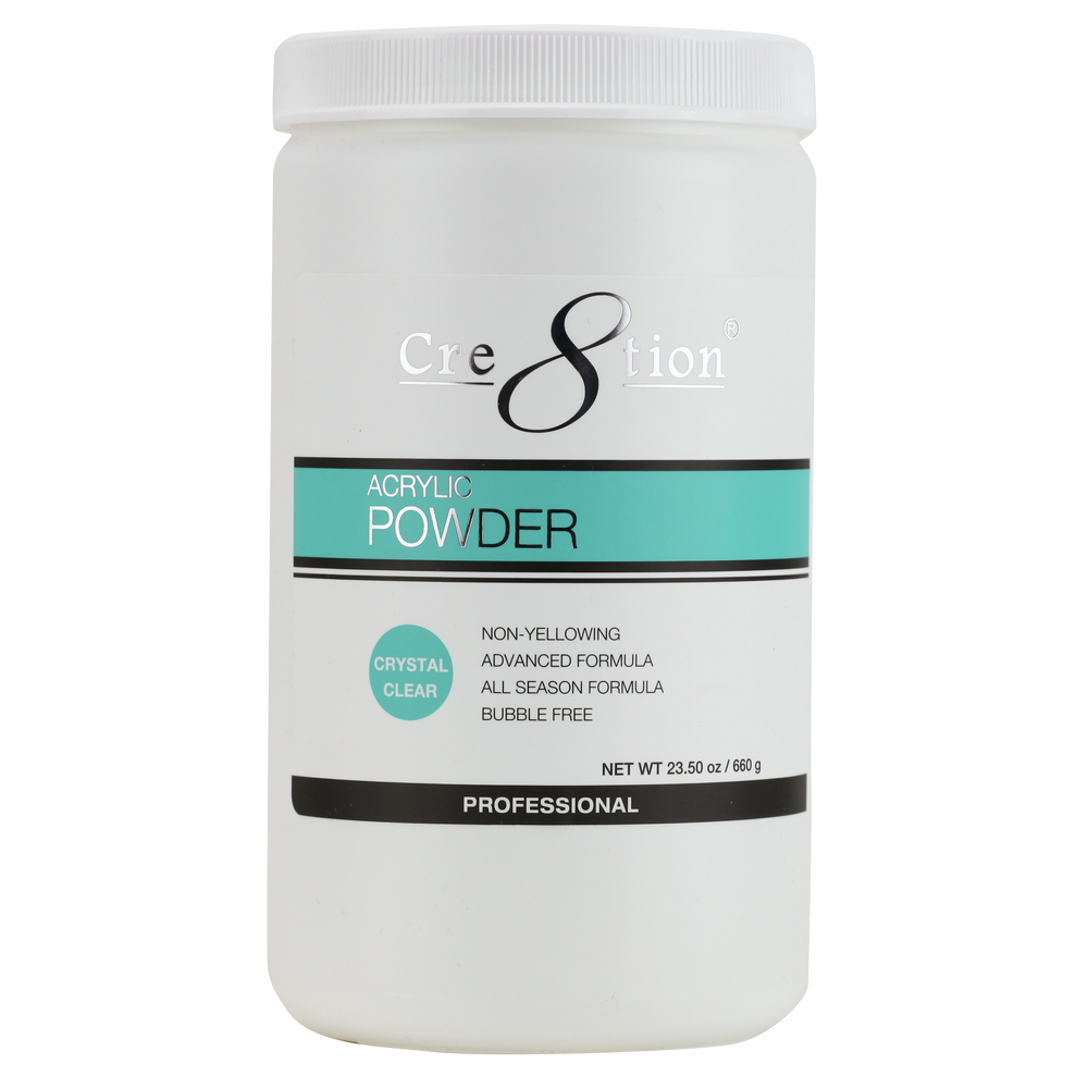 Cre8tion Acrylic Powder, CRYSTAL, 23.5oz, 01123