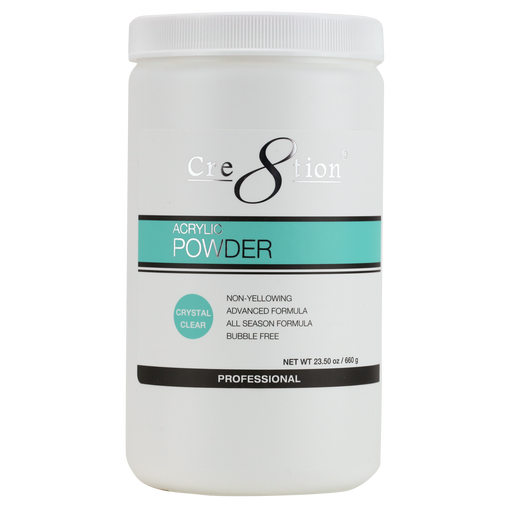 Cre8tion Acrylic Powder, CRYSTAL, 23.5oz, 01123
