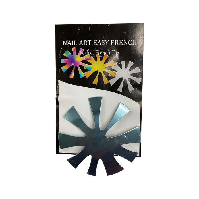 Airtouch Nail Art Easy French Tip Cutter, SILVER
