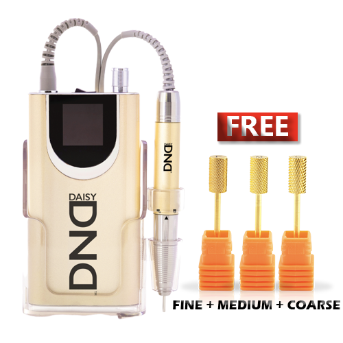 DND Nail File (Drill) Machine, GOLD (Pk: 12pcs/case)