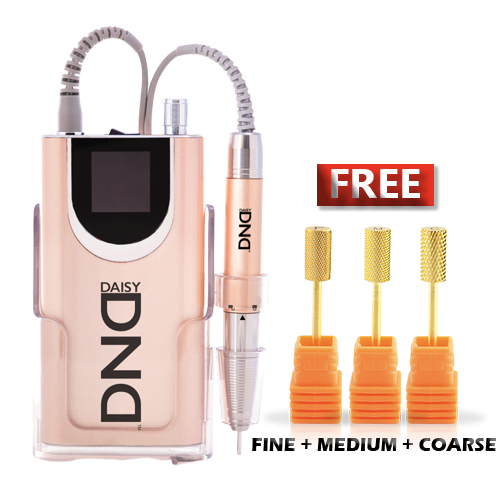 DND Nail File (Drill) Machine, ROSE GOLD (Pk: 12pcs/case)