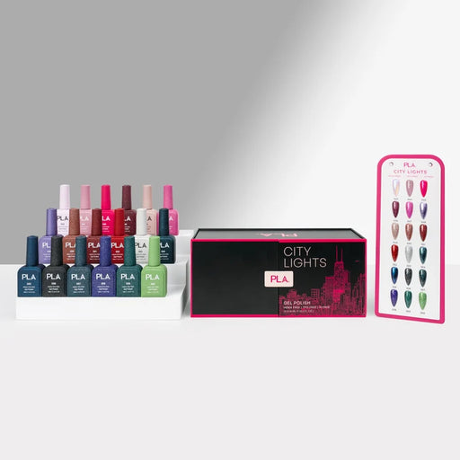 PLA City Lights GEL 18ml Collection, Set of 18 Colors (#543 - #560)