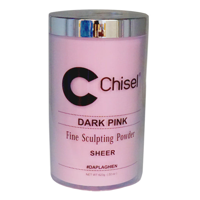 Chisel POWDER (Dap La Ghien) 22oz, PINK & WHITE Collection, DARK PINK (Pk: 36pcs/case)