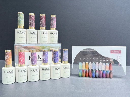 HANG 0.5oz Gel - Glamorous Life Collection (80 Colors) - Disco Glamour Cat Eye (#51-#60) 000