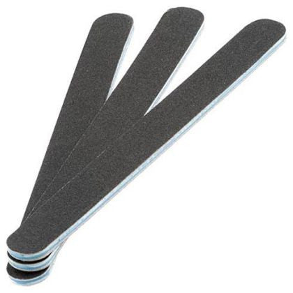 Cre8tion Nail Files REGULAR BLACK Sand, Grit 100/100, 07002 (Packing: 50 pcs/pack, 40 packs/case)