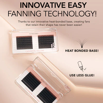 Kiara Sky Easy Fan Cashmere Lashes – 0.07mm CC Curl