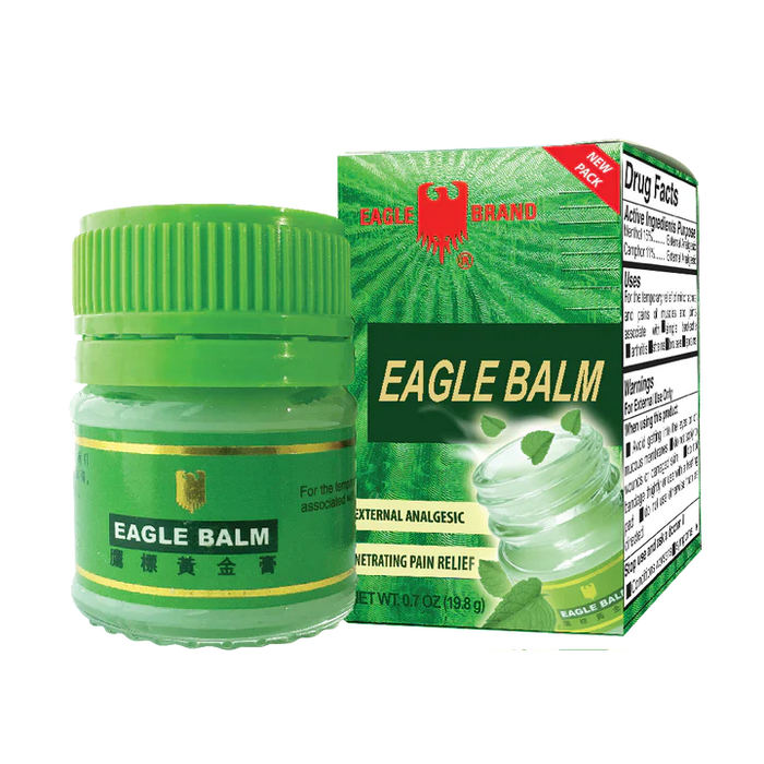 Eagle Brand GREEN Medicated Oil 24ml, 0.8oz (XANH) (PK: 12 pcs/box,12 boxes/case)