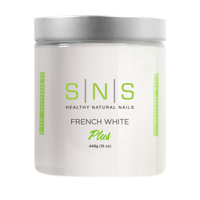 SNS Dipping Powder, 02, FRENCH WHITE, 16oz