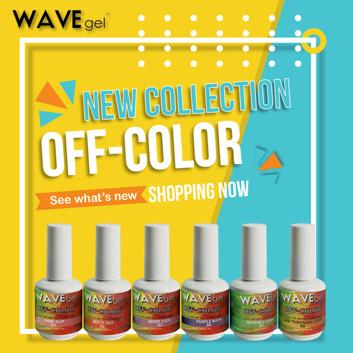 WAVEGEL Gel Polish 0.5oz, OFF COLOR Collection 000