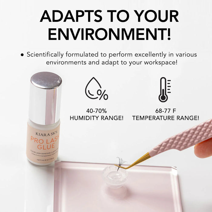 Kiara Sky Pro Lash Glue 0.17oz, Clear