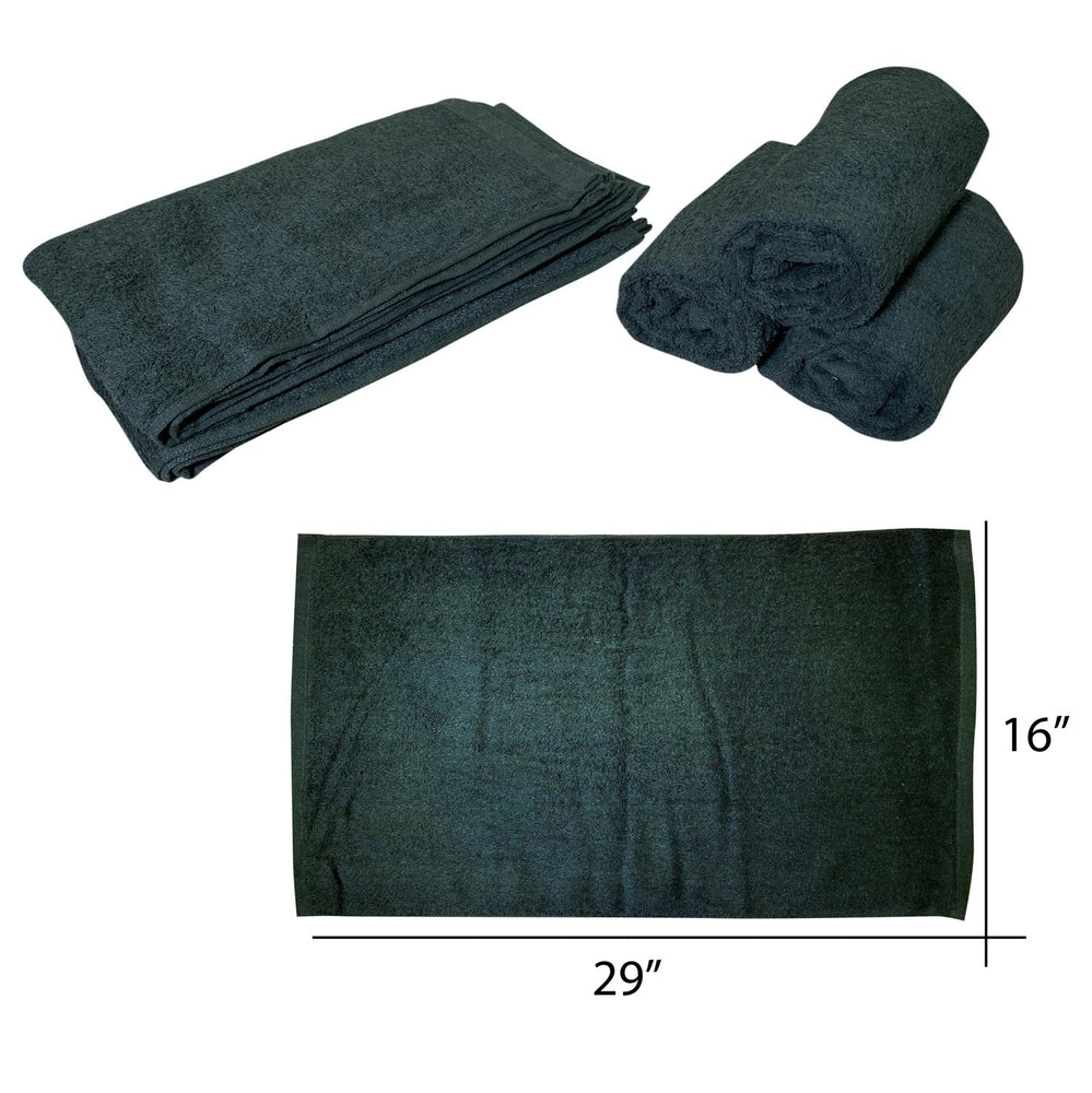 Cre8tion Salon Towel 16x29, MOSSY GREEN (Pk: 12pcs/dozen, 12dozen/case)