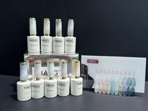 HANG 0.5oz Gel - Glamorous Life Collection (80 Colors) - Glass Beads Water (#1-#10) 000