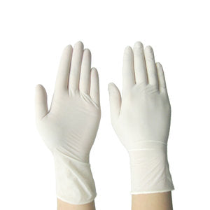 Cre8tion Disposable Latex Gloves (Made In Malaysia), Powder-Free, Size S, 10087 (Packing: 100 pcs/box, 10 boxes/case)