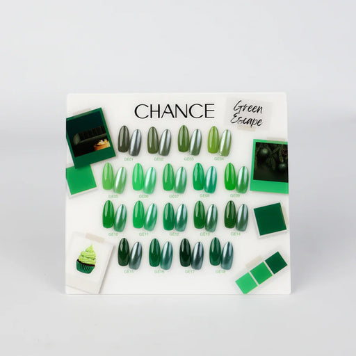 Chance Counter Display Color Chart (18 Colors) - Green Escape Collection