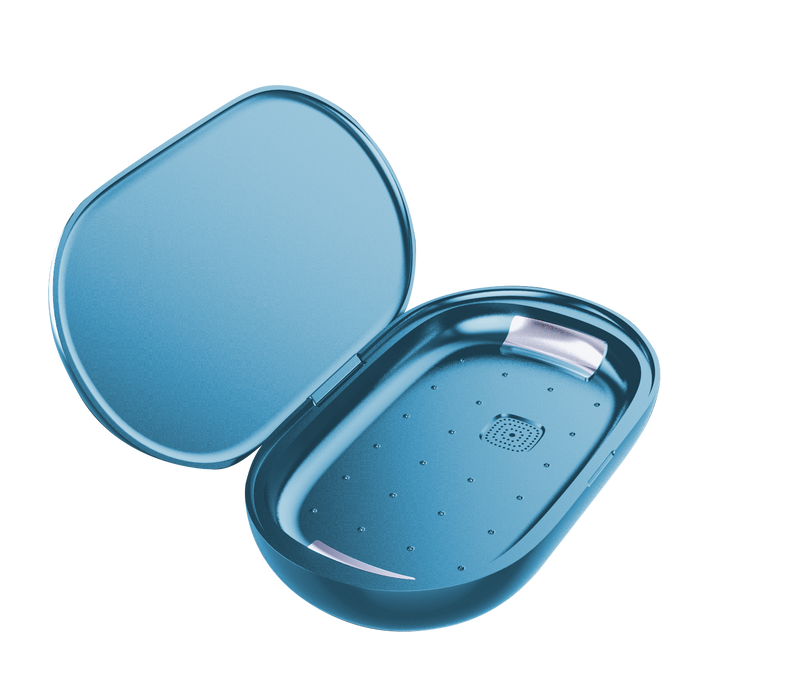 UV Cell Phone Multi-Function Disinfection Wireless Charger Box, BLUE