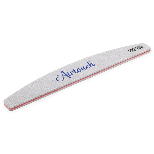 Airtouch Nail File Half Moon Zebra, Grit 100/100, 10841