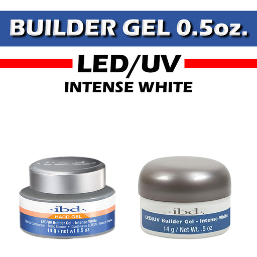 IBD Hard Gel LED/UV, Builder Gel, INTENSE WHITE, 0.5oz, 61179 OK0918VD