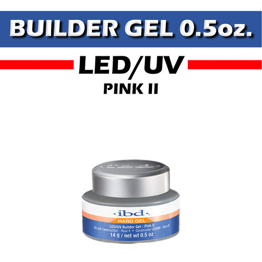 IBD Hard Gel LED/UV, Builder Gel, PINK II, 0.5oz, 72171 OK0918VD