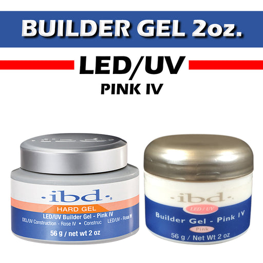 IBD Hard Gel LED/UV, Builder Gel, PINK IV, 2oz, 72178 OK0918VD