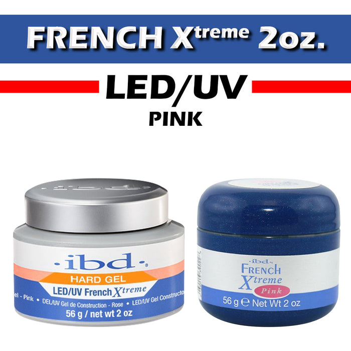 IBD Hard Gel LED/UV, French Xtreme, PINK, 2oz (Pk: 72 pcs/case)