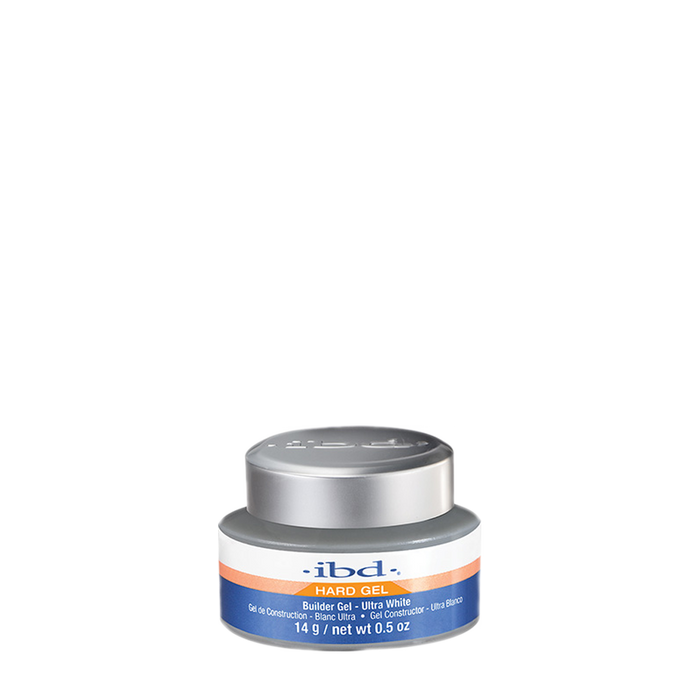 IBD Hard Gel UV, Builder Gel, ULTRA WHITE, 0.5oz, 604003 OK0918VD