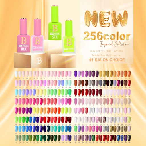 Billionaire 0.5oz Duo (HEMA & TPO Free) - Imperial Gel (256 Colors) Collection 000