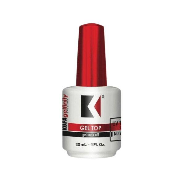 Kupa Gelfinity, Top Coat Gloss No Wipe (Red Cap), 1oz