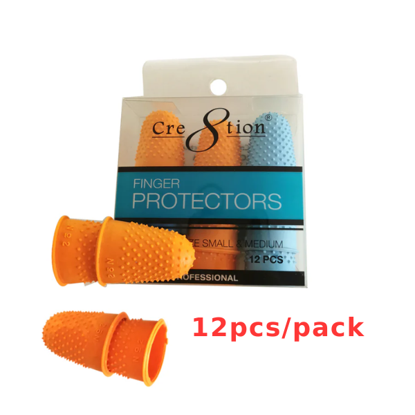 Cre8tion Finger Protectors Assorted Size Small & Medium, PACK (Pk: 12 pcs/packs, 20 packs/box, 240 boxes/case)