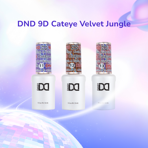 DND 9D Cat Eye, VELVET JUNGLE Collection 000 (01 - 36)