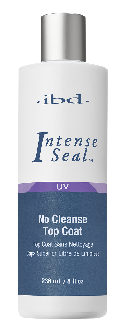 IBD Intense Seal UV No Cleanse Top Coat, 8oz, 60516