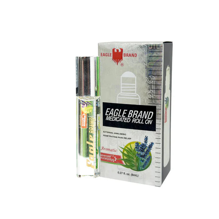 Eagle Brand Aromatic Medicated Roll On, PACK, 8ml (Pk: 12 pcs/pack, 20 packs/case)