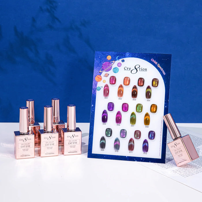 Cre8tion Cat Eye Kit - ORBIT SPECTRUM (12 colors) Collection