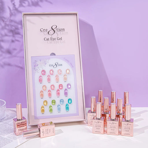 Cre8tion Cat Eye Kit - CANDY SHOP (12 colors), (Pk: 15 kit/case) Collection