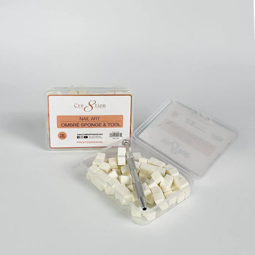 Cre8tion Nail Art - Ombre Sponge & Tool, BOX (Pk: 100 pcs/box)