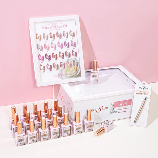 Cre8tion Cat Eye Kit - QUIET ROSE (24 colors), (Pk: 4 kit/case) Collection