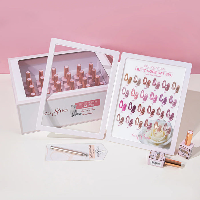 Cre8tion Cat Eye Kit - QUIET ROSE (24 colors), (Pk: 4 kit/case) Collection