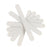 Cre8tion Disposable Mini Nail File Wood Center White, Grit 180/180, CASE (Pk: 100 packs/case)