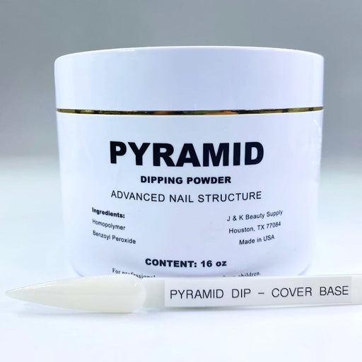 Pyramid Dipping Powder, Pink & White Collection, COVER BASE, 16oz OK1113LK