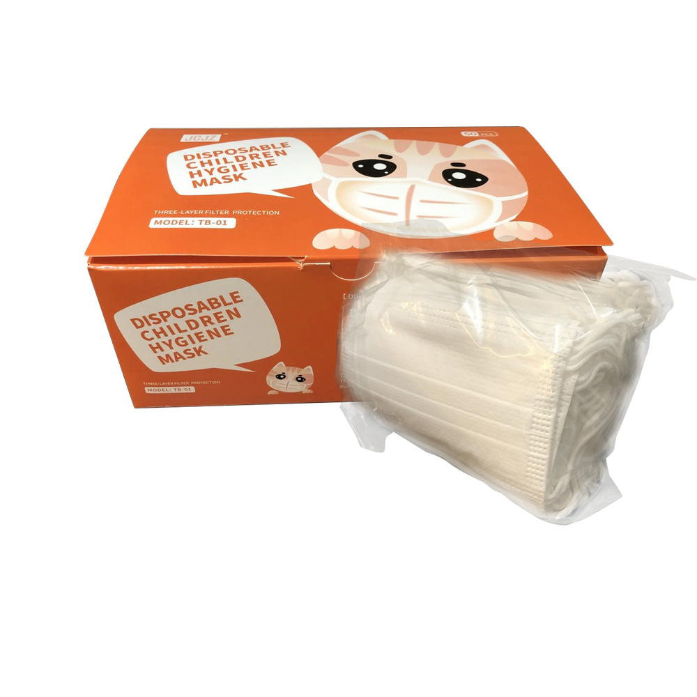 JCJZ Disposable Children Hygiene Mask, 50pcs/box OK0806