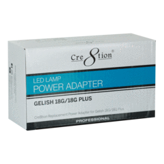 Cre8tion Power Adapter For Gelish 18G LED Light (Pk: 40 pcs/case)
