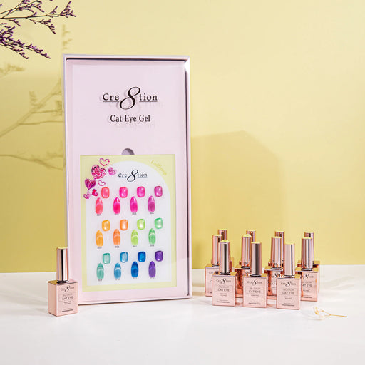 Cre8tion Cat Eye Kit - LOLLIPOPS (12 colors), (Pk: 15 kit/case) Collection