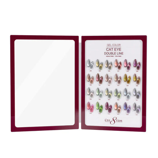 Cre8tion Acrylic Booklet - Cat Eye Double Line (24 colors)