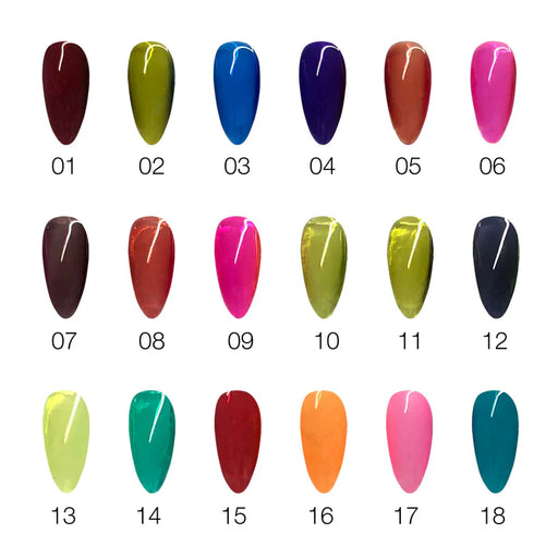 Cre8tion Jewel Gel Collection, Sample Tips