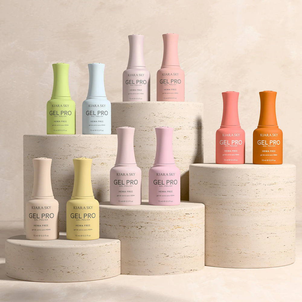 Kiara Sky Gel Pro 0.5oz (HEMA & TPO Free), SPRING, 10 colors (HFG151–HFG160) Collection 000